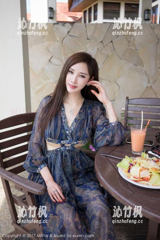 MiStar魅妍社-岑苑之 MiStar魅妍社 - 私拍原图里隐藏的岑苑之,灰丝加持,理智也不太靠谱了。