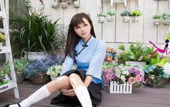 尤果网 - 韩安琪这次的双马尾套图，真心有种想抢走她发夹的冲动